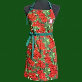 Poinsettia Apron