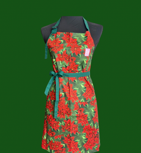 Poinsettia Apron