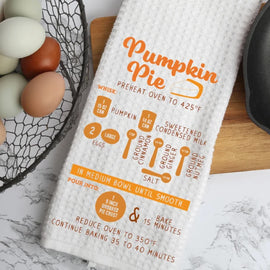 pumpkin-pie-recipe-waffle-weave-dish-towel-fall-kitchen