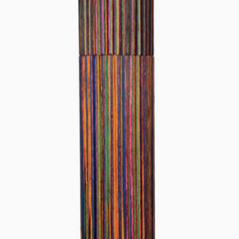 Handcrafted colorful wood pepper grinder