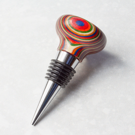 Rainbow Wine Bottle Stopper