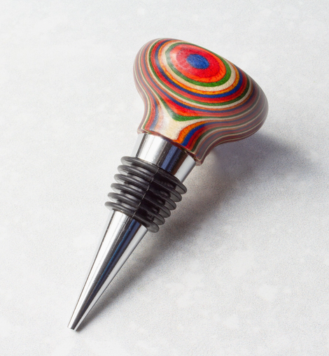 Rainbow Wine Bottle Stopper