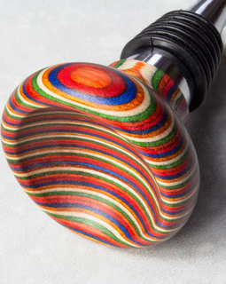 Rainbow Wine Bottle Stopper