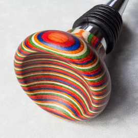 Rainbow Wine Bottle Stopper