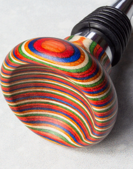 Rainbow Wine Bottle Stopper