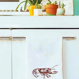 Crawfish Tea Towel