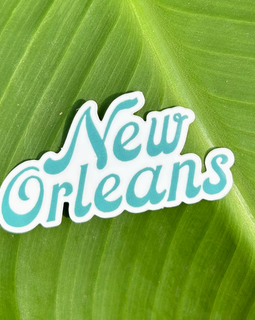 Retro New Orleans Vinyl Sticker