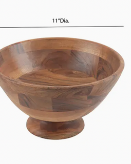 Salad Bowl with Pedestal