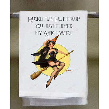 Witch Switch Kitchen Towel