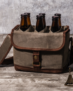Beer Caddy Cooler Tote with Opener