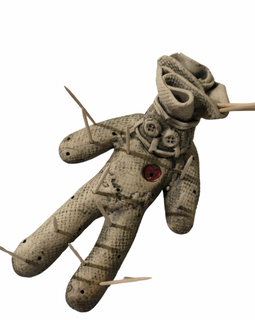 Ceramic Voodoo Doll Pick Holder