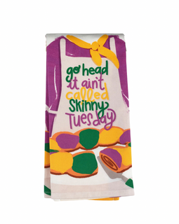 Skinny Tuesday Kitchen Towel