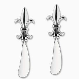 Fleur De Lis Silver Spreader