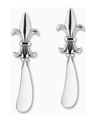 Fleur De Lis Silver Spreader