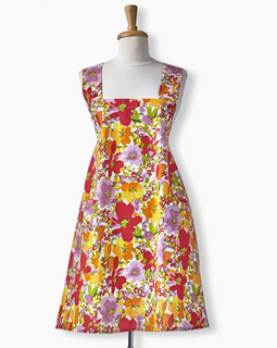 Springtime Floral Pinafore Apron