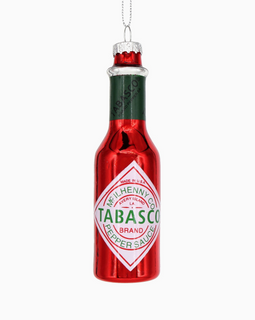 Tabasco Glass Ornament