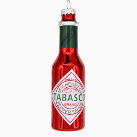 Tabasco Glass Ornament