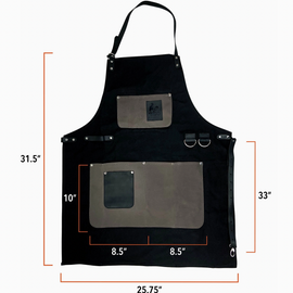 Waxed Canvas Grilling Apron