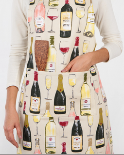 Wine Time Chef Apron