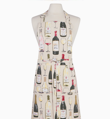 Wine Time Chef Apron