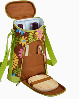 Insulated Two-Bottle Wine Carrier