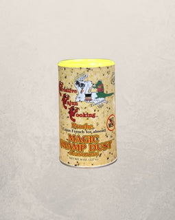 container of Magic Swamp Dust Cajun seasoning Louisiana spice blend