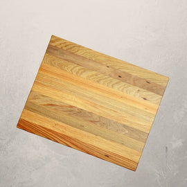 Sazerac cutting board in Louisiana sinker cypress with juice groove, handcrafted bar board for cocktails and lime prep