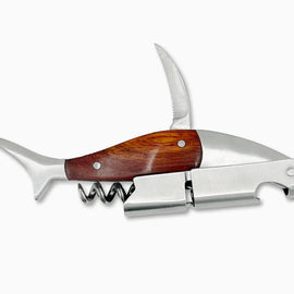 Shark Waiter’s Tool – Walnut Handle Wine Key