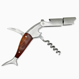 Shark Waiter’s Tool – Walnut Handle Wine Key