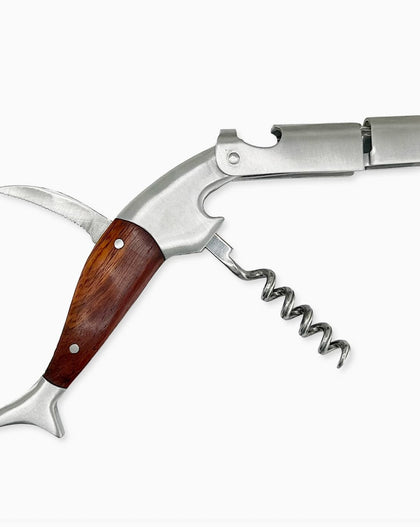 Shark Waiter’s Tool – Walnut Handle Wine Key