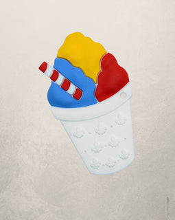 Snowball Silicone Baby Teether