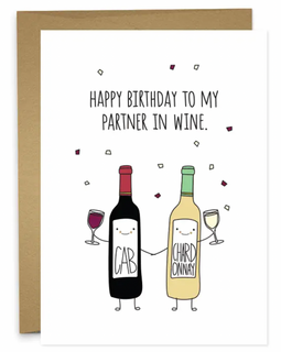 Happy Birthday To My Partner In Wine