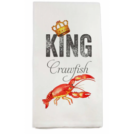 King Crawfish Kitchen Towel