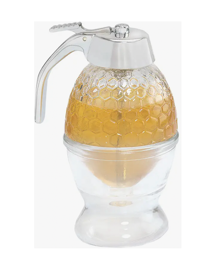 Glass Honey or Syrup Dispenser